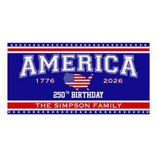 Poster Anniversaire Amérique 250 1776-2026