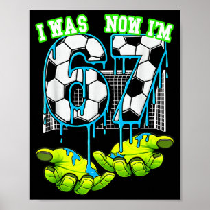 Poster Anniversaire de 7 ans Six Maintenant J'ai Sept ans