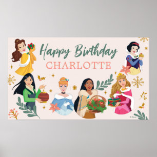Poster Anniversaire de Disney Princess