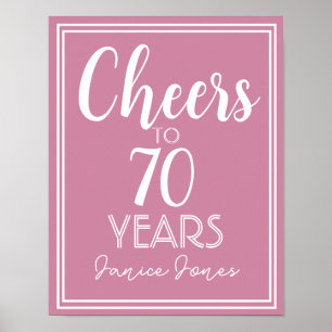 Poster Anniversaire de l'anniversaire Retraite changer le