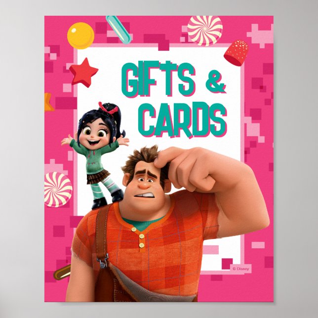 Poster Anniversaire de Vanellope (Devant)