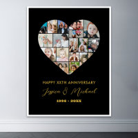 Anniversaire du Mariage de Collage de photos de fo