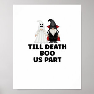 Poster Anniversaire du Mariage d'Halloween - Jusqu'à la m