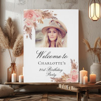 Anniversaire pampas herbe blush rose or arche phot