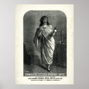 Poster Annonce café vintage 1896