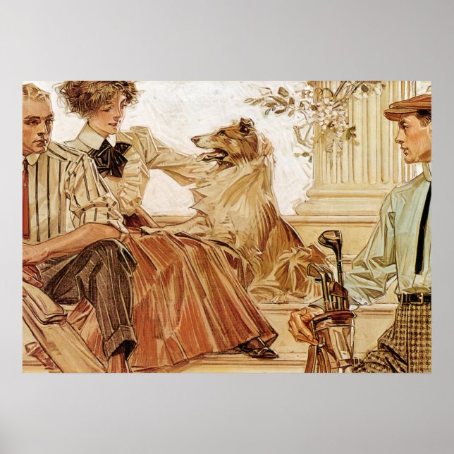 Poster Annonce de Arrow Collar, 1910 par Leyendecker (Devant)