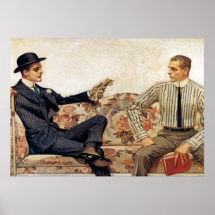 Poster Annonce de Arrow Collar, 1912 par Leyendecker