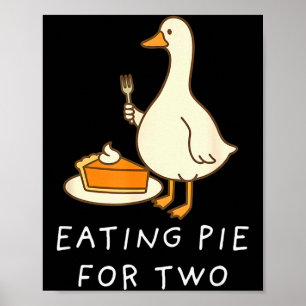 Poster Annonce de grossesse drôle de couples de Thanksgiv