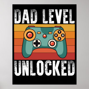 Poster Annonce de grossesse Niveau Papa Débloqué Nouveau 