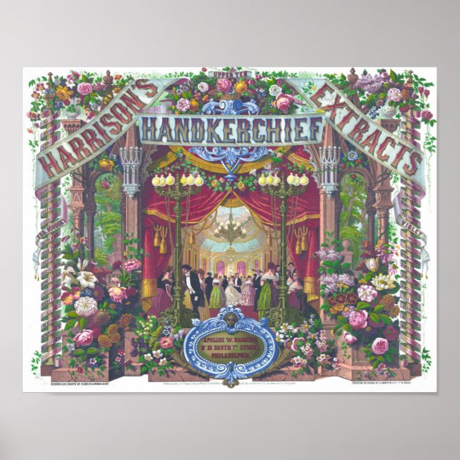Poster Annonce d'extraits vintages (Devant)