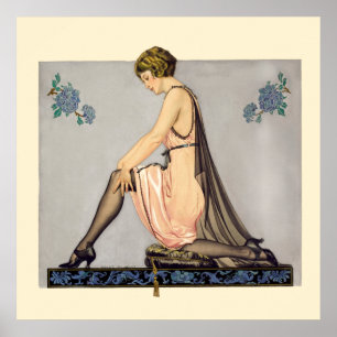 Poster Annonce d'une maison Art Nouveau vintage par Coles