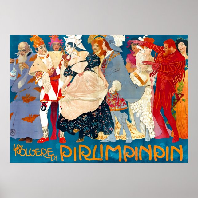Poster Annonce italienne vintage 1907 (Devant)