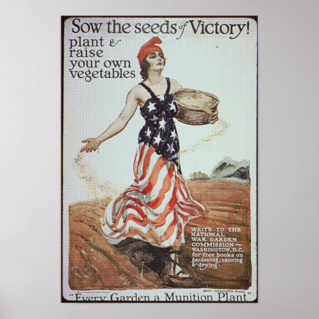 Poster Annonce Jardin Victory (Devant)