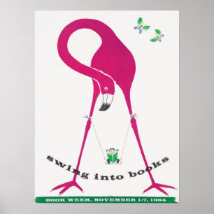 Poster Annonce Livres vintages