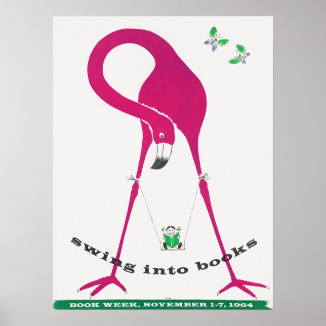 Poster Annonce Livres vintages (Devant)
