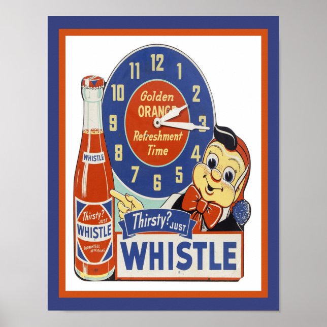 Poster Annonce publicitaire de Whistle Soda Pop dans les  (Devant)