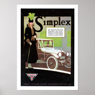 Poster Annonce Simplex Automobile