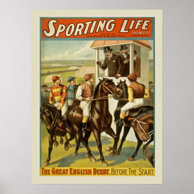 Poster Annonce théâtrale Sporting Life (Devant)