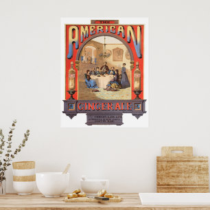 Poster Annonce Vintage Pour Coburn, Lang & Company Ginger