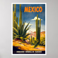 Annonce voyage vintage Mexique