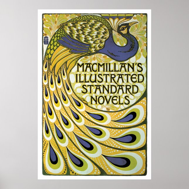 Poster Annonces d'art nouveau Macmillan vintage (Devant)
