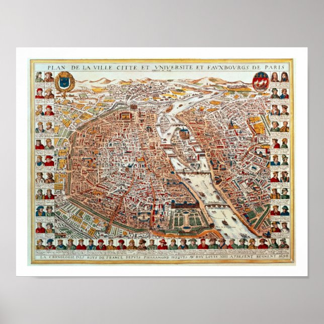 Poster Annonciation, 17e c. (panneau) (Devant)