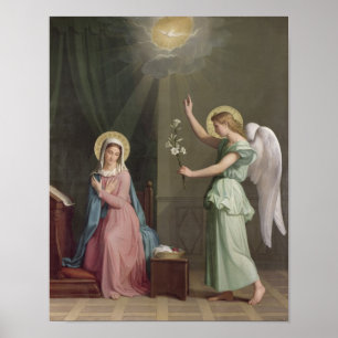 Poster Annonciation, 1859