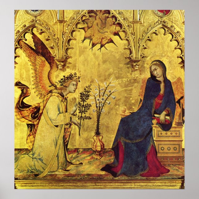 Poster Annonciation Angel et Madonna (Devant)