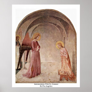 Poster Annonciation Avec Saint Dominique Par Fra Angelico