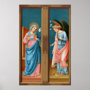 Poster Annonciation de F. Lippi (M 038)