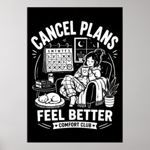Poster Annuler les plans Comfort Club