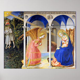 Poster ANNUNCIATION by Fra Beato Angelico