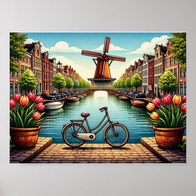 Poster Ansterdam (Devant)