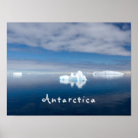 Antarctique paysage photo de glace flottante avec