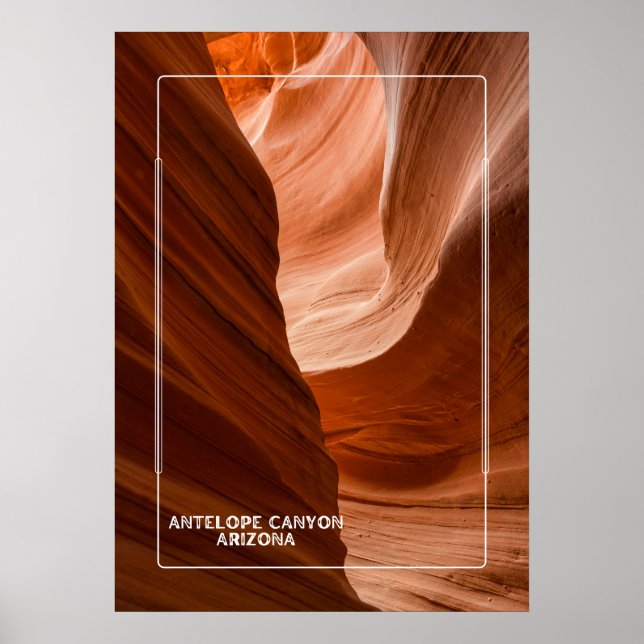 Poster Antelope Canyon, Arizona (Devant)
