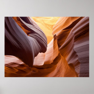 Poster Antelope Canyon ou Corkvis Canyon, Arizona...