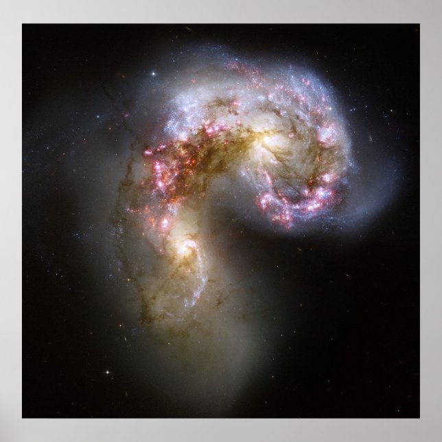 Poster Antennae Galaxies (Devant)