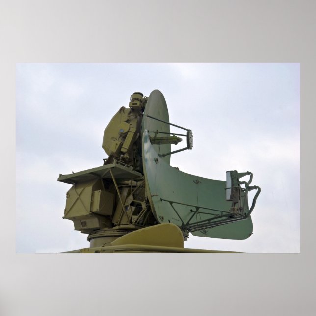 Poster antenne radar militaire (Devant)