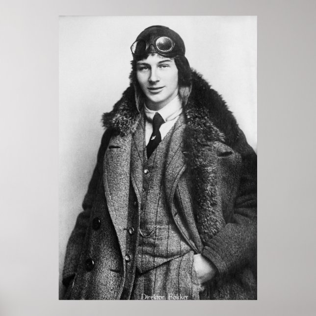 Poster Anthony Fokker (Devant)