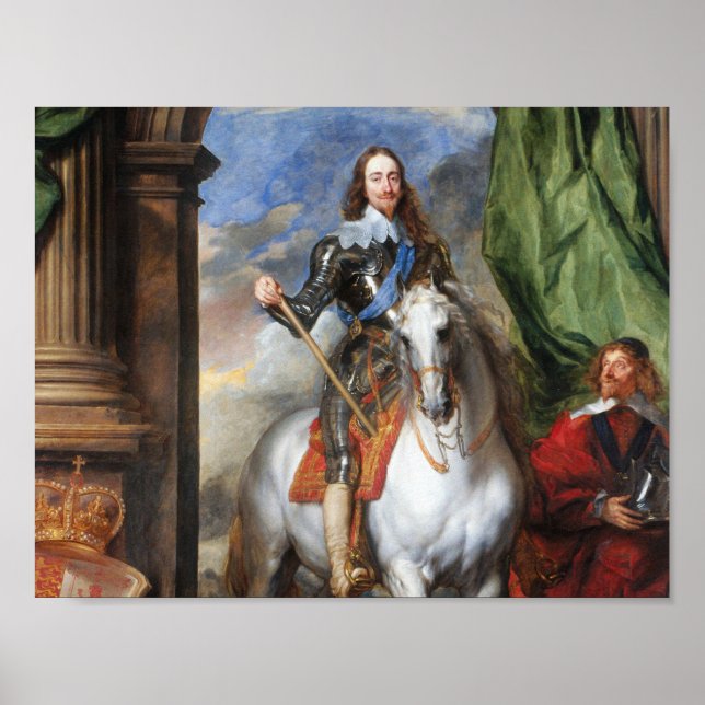 Poster Anthony Van Dyck - Charles I (Devant)