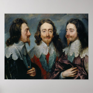 Poster Anthony van Dyck - Charles I (1600-49)