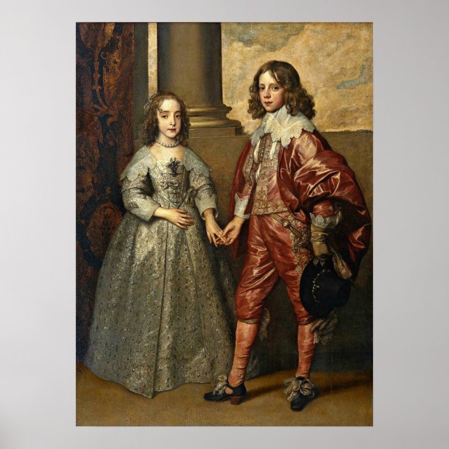 Poster Anthony van Dyck - William avec sa mariée (Devant)