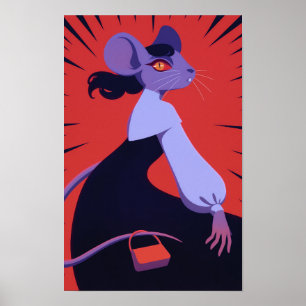 Poster Anthro Rat