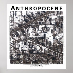 Poster Anthropocene II - Jour d'hiver, Kazakahstan du