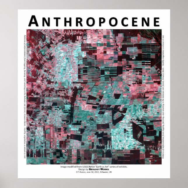 Poster Anthropocène III - Forêt pluviale bolivienne (Devant)