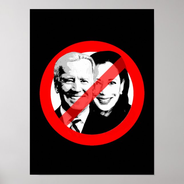 POSTER ANTI BIDEN HARRIS (Devant)