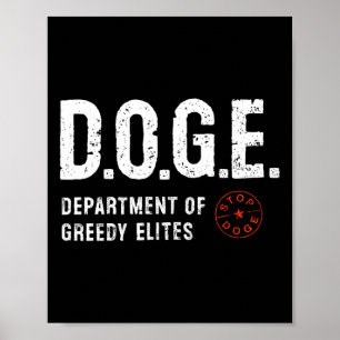 Poster Anti Doge D.o.g.e. Sens réels Drôle Définition
