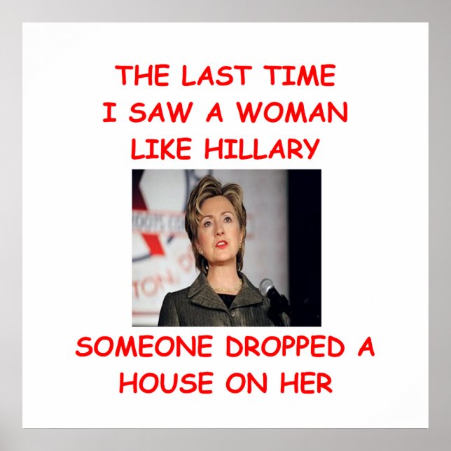 Poster anti-hillary 2016 (Devant)