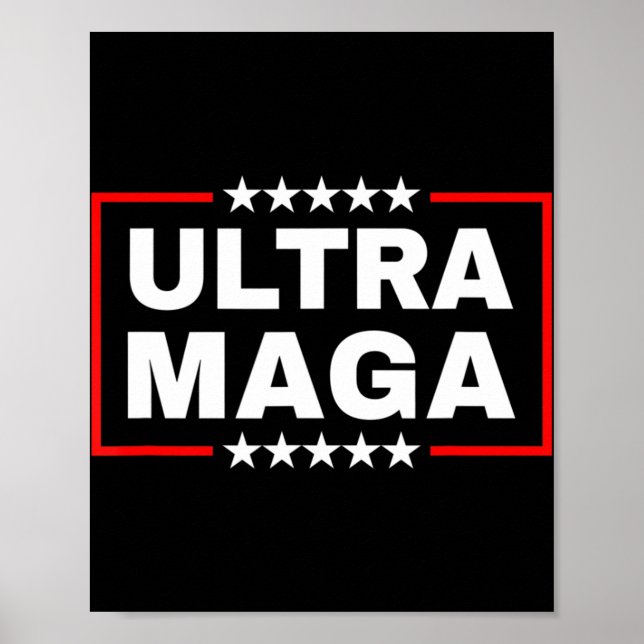 Poster Anti Joe Biden Ultra Maga (Devant)