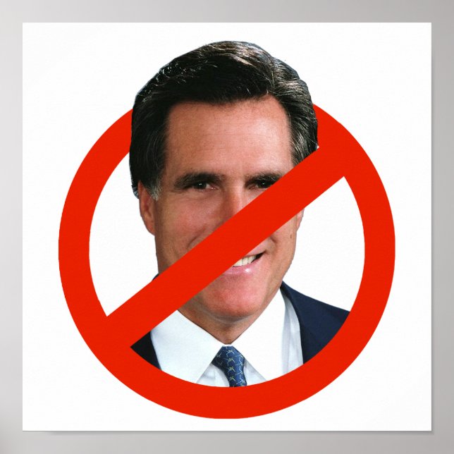 POSTER ANTI MITT ROMNEY (Devant)
